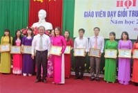 Công nhận 158 danh hiệu giáo viên dạy giỏi