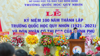 Sáng nay, ngày 27/12/2021, Trường Quốc học Quy Nhơn long trọng tổ chức Lễ Kỷ niệm 100 năm thành lập trường