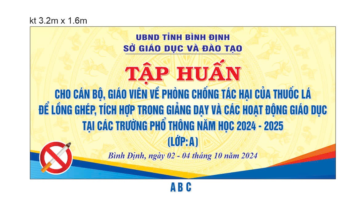 Tập huấn về phòng chống thuốc lá trong giảng dạy và các hoạt động giáo dục